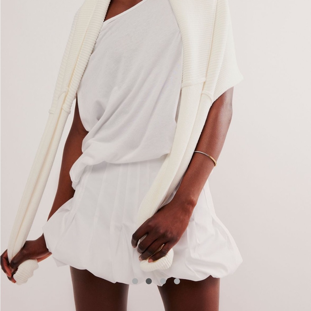 Free People Geel Cloud Mini Skirt